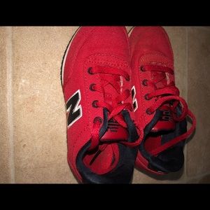 Boys Size 11 Red New Balance